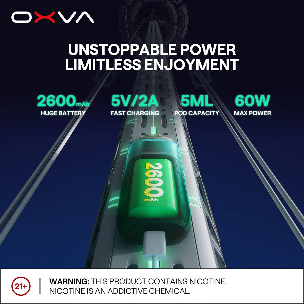 原廠正品 OXVA VPRIME 至尊 大小煙主機 現貨 2025年最新款 大小煙 VC蒸氣