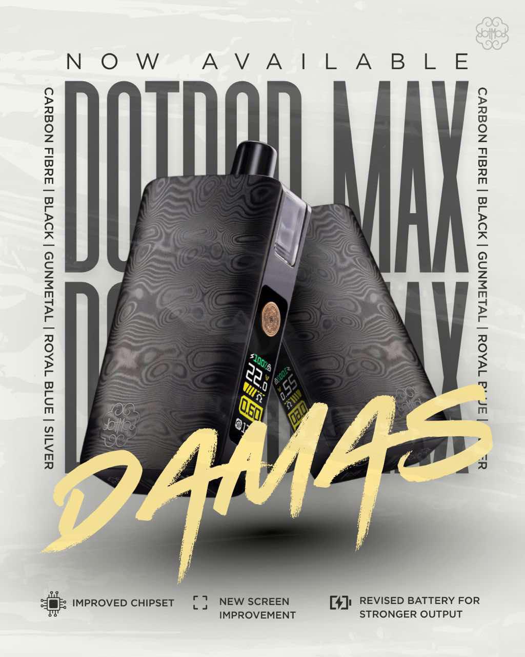 原廠正品 DotMod DotPod Max 佩特里|大小煙主機 新色 法國限定版 電子煙 小煙
