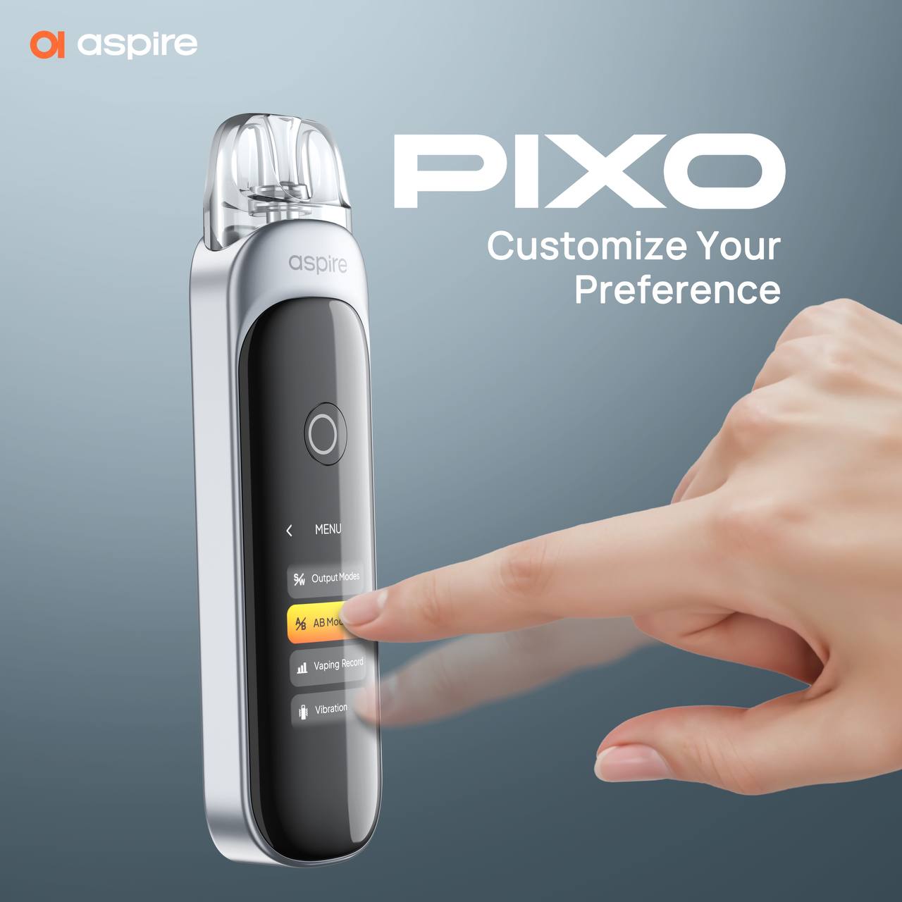 原廠正品 Aspire Pixo pod kit 小煙主機 電子煙 新產品  觸控式 VC蒸氣