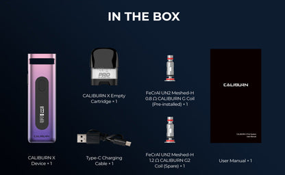 原廠正品 UWELL CALIBURN X 20W 咖哩棒X VC蒸氣