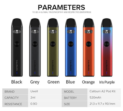 原廠正品 Uwell Caliburn A2 咖哩棒 小煙 VC蒸氣