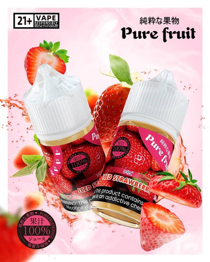 原裝正品 日本 Pure fruit 純粹果物  30ml 30鹽  煙油 小煙油