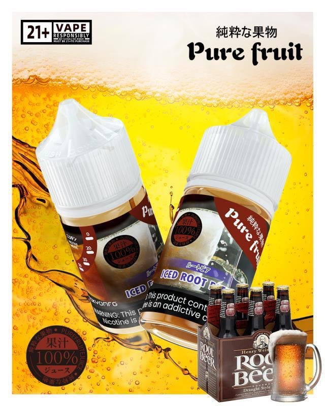 原裝正品 日本 Pure fruit 純粹果物  30ml 30鹽  煙油 小煙油