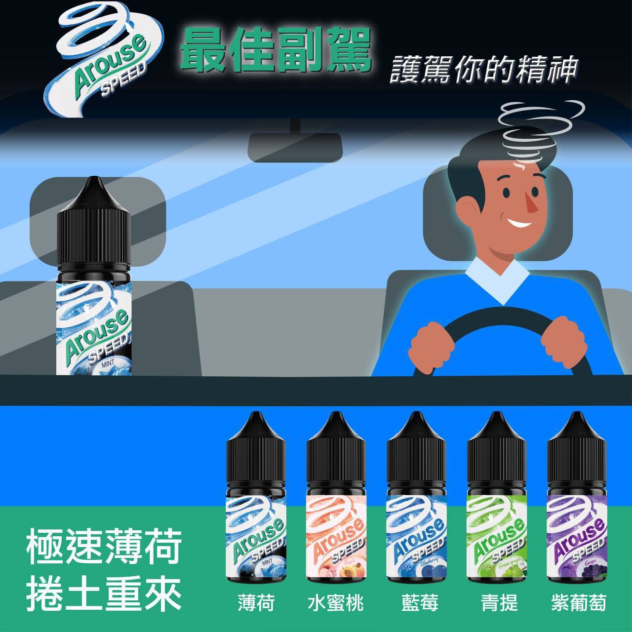 原裝正品 Arouse 口香糖 30ml 35鹽 煙油 小煙油 - VC蒸氣