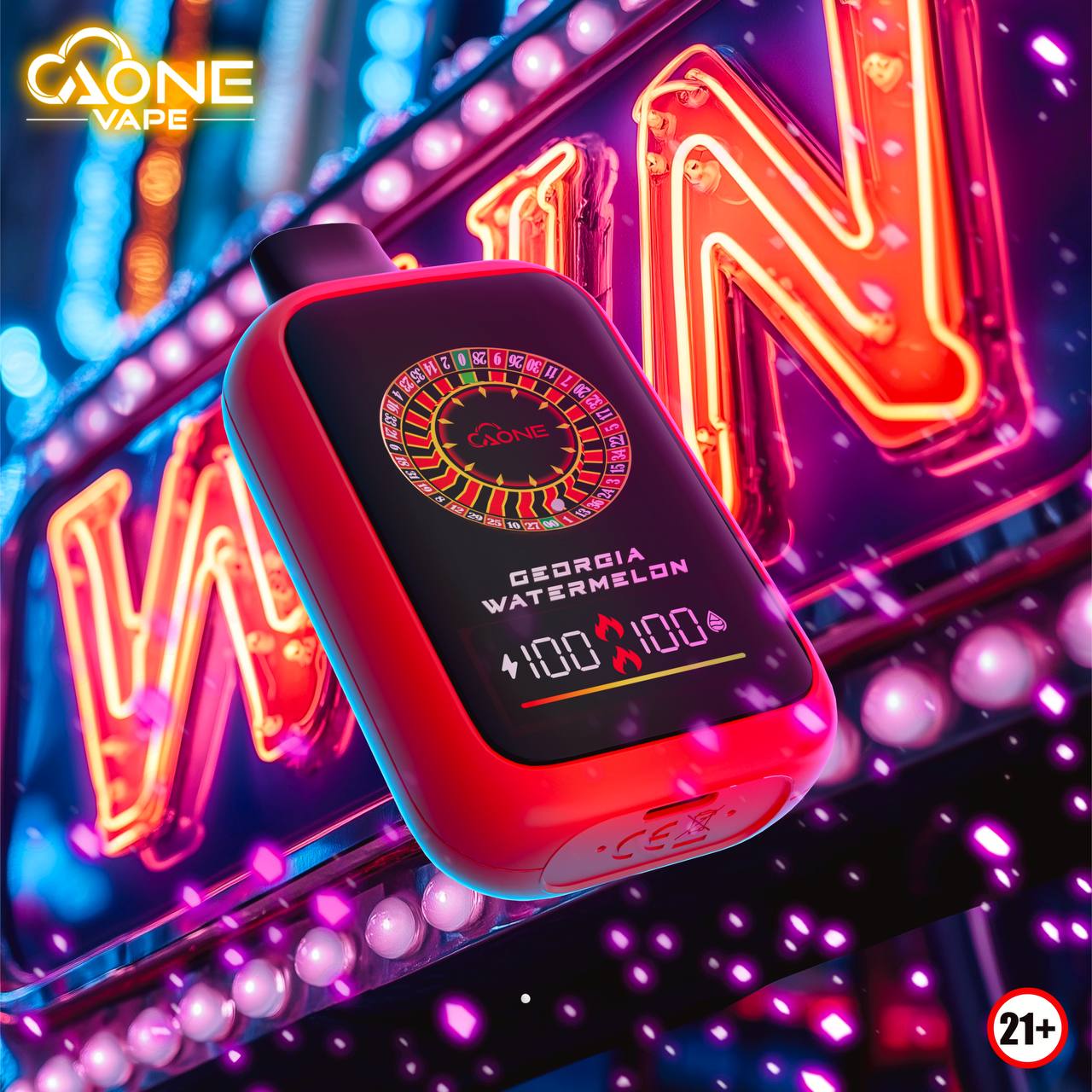 原廠正品 AONE VAPE CASINO 賭場 一次性 16000口 大容量 電子煙  小煙 拋棄式 俄羅斯輪盤 老闆推薦 - VC蒸氣